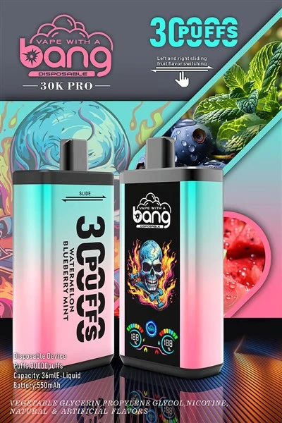 Bang 30k Pro puffs za jednokratnu upotrebu vape